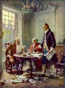 Writing the Declaration of Independence, 1776